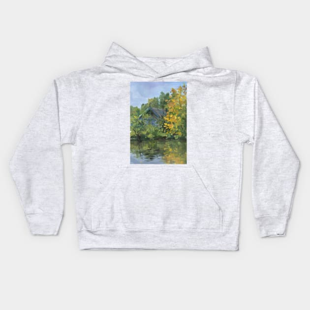 Early September Nature Etude Kids Hoodie by eosofdawn